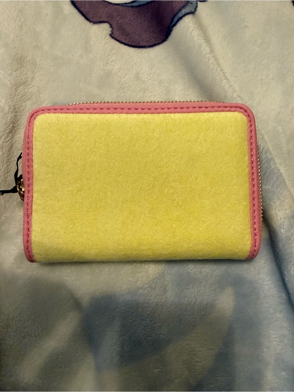 Juicy Couture Yellow & Pink Strawberry Zip Wallet - Picture 2 of 4